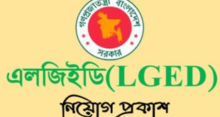 Local Government Engineering Department LGED Job Circular 2023