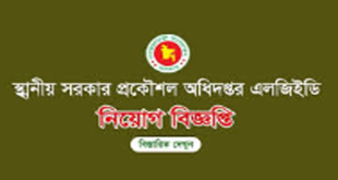 Department of Local Government Division Job Circular 2024