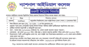 National Ideal School Job Circular 2024