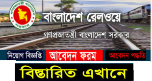 Bangladesh Railway Job Circular 2024