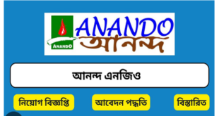 Anando NGO Charity Job Circular 2024