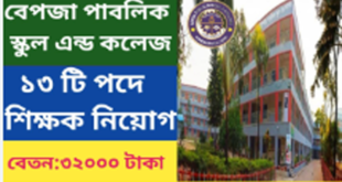 BEPZA Public School and College Job Circular 2024