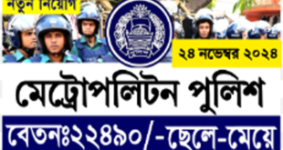 Dhaka Metropolitan Police Job Circular 2024