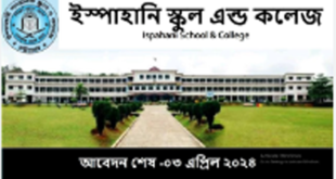 Ispahani Public School and College Job Circular 2024