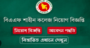 BAF Shaheen College Dhaka Job Circular 2024