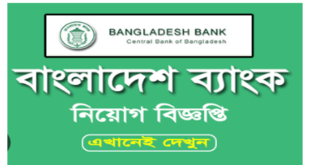 Bangladesh Bank job Circular 2024