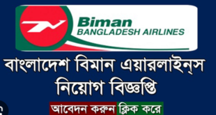 Biman Bangladesh Airlines Job Circular 2024