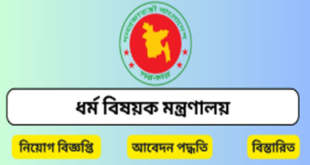 Ministry of Religious Affair Job Circular 2025